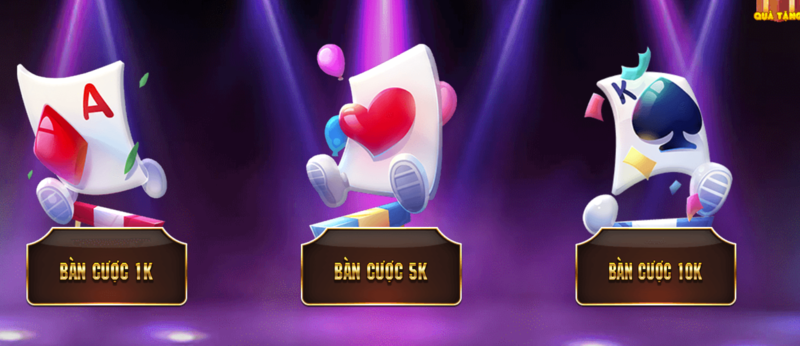 Chọn bàn cược khi tham gia Tiến lên miền nam 68 game bài