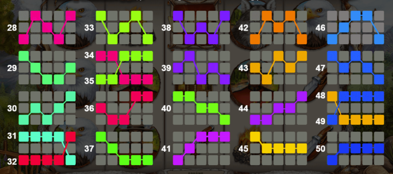 Kết hợp biểu tượng trong Buffalo Valley tại 68 game bài